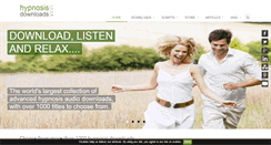 Desktop Screenshot of hypnosisdownloadsshop.com